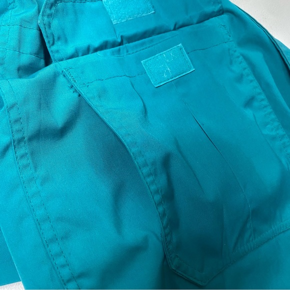 Vintage Woolrich Women’s Teal Wool Lined Hooded Parka Jacket Coat Made In USA M - Picture 7 of 13